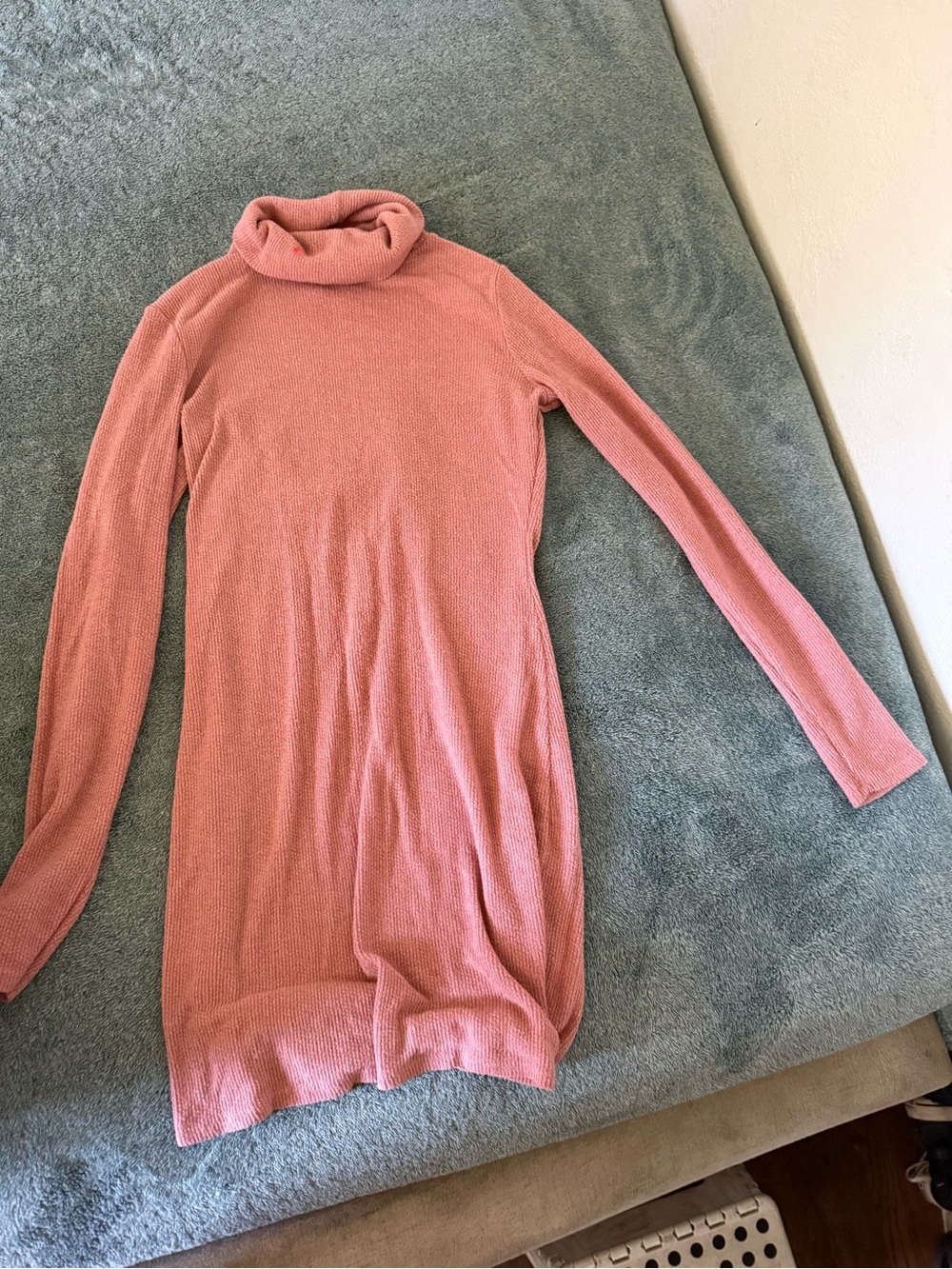 Forever 21 Dusty Rose Turtleneck Sweater Dress